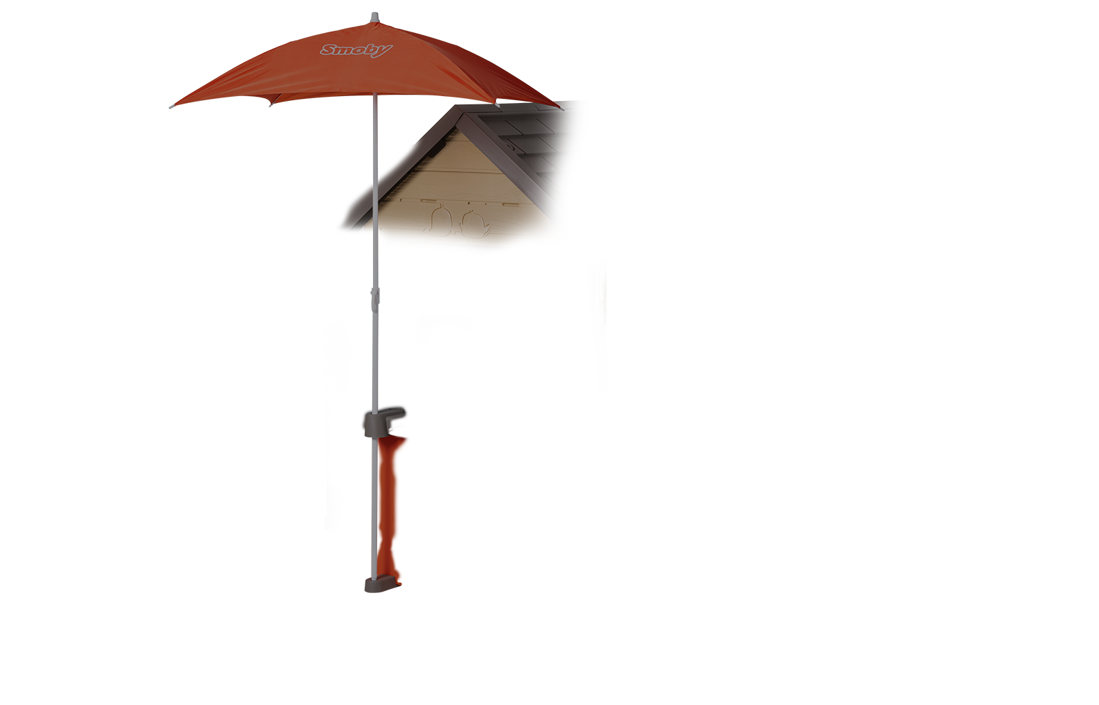 Házikó természetes My New House Smoby bővíthető 2 ablak zsalugáterrel 2 kerek ablak és felezett ajtó 135 cm magas UV szűrővel 2 évtől