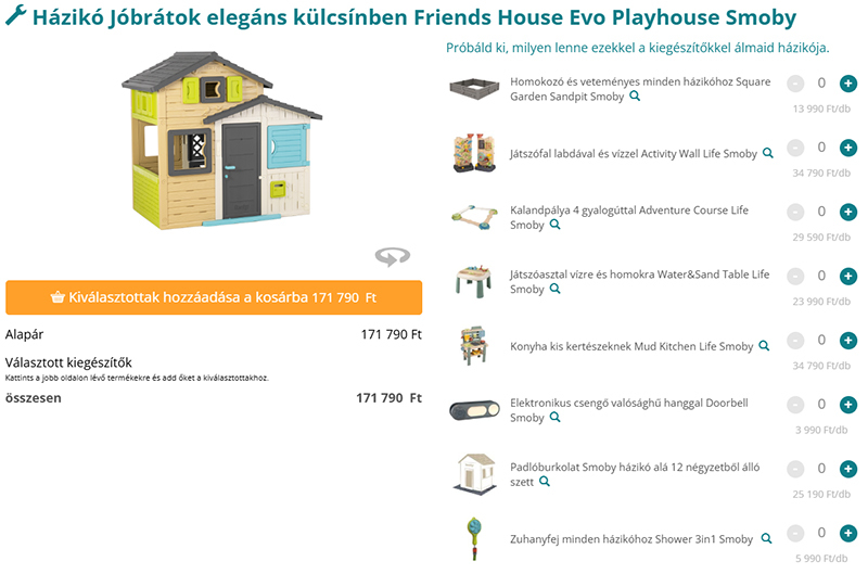 Smoby házikó konfigurátor hu