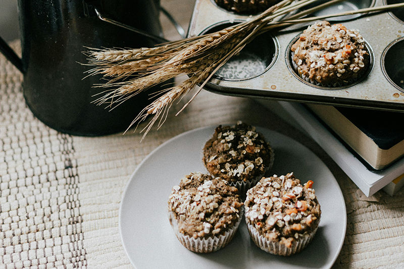 Zabpehely muffin recept